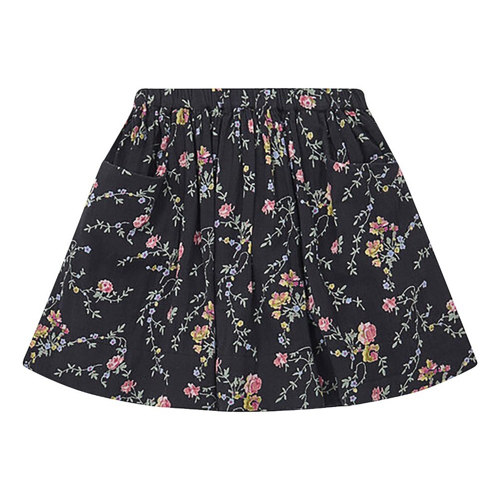 Bonton Romantic Print Gauze Skirt